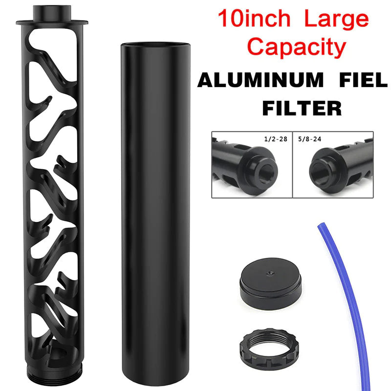 10 Inch Single Core Car Fuel Filter Monocore Solvent Trap 1/2-28 Or 5/8-24 For Napa 4003 Wix 24003